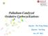 Palladium-Catalyzed Oxidative Carbocyclizations