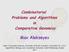 Combinatorial Problems and Algorithms in Comparative Genomics. Max Alekseyev