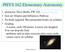 PHYS 162 Elementary Astronomy