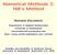 Numerical Methods 2: Hill s Method