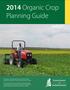 2014 Organic Crop Planning Guide