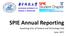 SPIE Annual Reporting