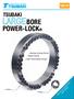 BORE POWER-LOCK. Rated Torque. knm kgfm kn kgf MPa. PL340X425AS ,800 1, , M20x