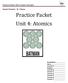 Practice(Packet(( Unit(4:(Atomics(