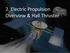 2. Electric Propulsion Overview & Hall Thruster