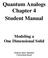 Quantum Analogs Chapter 4 Student Manual