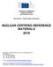 NUCLEAR CERTIFIED REFERENCE MATERIALS 2018