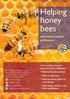 Helping honey bees. and other London pollinators