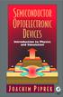 Semiconductor Optoelectronic Devices. Introduction to Physics and Simulation