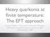 Heavy quarkonia at finite temperature: The EFT approach