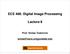 ECE 468: Digital Image Processing. Lecture 8
