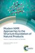 Modern NMR Approaches To The Structure Elucidation of Natural Products Volume 1: Instrumentation and Software