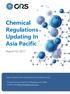 Chemical Regulations Updating In Asia Pacific
