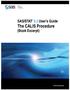 9.2 User s Guide SAS/STAT. The CALIS Procedure. (Book Excerpt) SAS Documentation