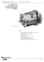 M O D U L E - 3A Model A10V0 Piston Pump Manual A10V0 PUMP. Features