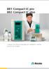 881 Compact IC pro 882 Compact IC plus. Compact ion chromatography for intelligent, reliable and precise analysis