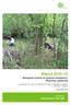 Report Biological control of common buckthorn, Rhamnus cathartica KNOWLEDGE FOR LIFE