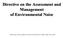 Directive on the Assessment and Management of Environmental Noise