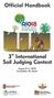 Official Handbook of the 3 rd International Soil Judging Contest