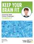 KEEP YOUR BRAIN FIT. 8 Summer Math Fitness Challenges For Grades 6 8