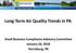 Long-Term Air Quality Trends in PA. Small Business Compliance Advisory Committee January 24, 2018 Harrisburg, PA