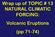 Wrap up of TOPIC # 13 NATURAL CLIMATIC FORCING: Volcanic Eruptions (pp 71-74)