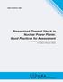 IAEA-TECDOC-1627 Pressurized Thermal Shock in Nuclear Power Plants: Good Practices for Assessment