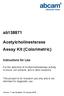 Acetylcholinesterase Assay Kit (Colorimetric)