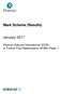 Mark Scheme (Results) January Pearson Edexcel International GCSE In Further Pure Mathematics (4PM0) Paper 1