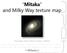 Mitaka and Milky Way texture map