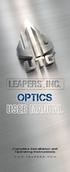 LEAPERS, INC. OPTICS. Complete Installation and Operating Instructions
