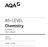 AS-LEVEL Chemistry. AS Paper 1 Mark scheme. 7404/1 June Version: 1.0 Final