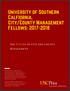 University of Southern Calfiornia, The City/County Management