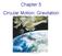 Chapter 5 Circular Motion; Gravitation