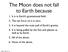 The Moon does not fall to Earth because