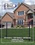 3000 Residential 4000 Commercial 5000 Industrial Aluminum Fence Systems Lifetime Limited Warranty