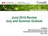 June 2018 Review July and Summer Outlook