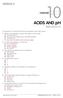 ACIDS AND ph MODULE 2 WORKSHEET10. Syllabus reference 9.3.3