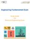 Engineering Fundamentals Exam. Study Guide For Electrical Engineering Exam