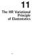 The HR Variational Principle of Elastostatics