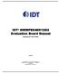 IDT 89EBPES48H12G2 Evaluation Board Manual