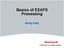Basics of EXAFS Processing