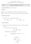 The University of Sydney Math1003 Integral Calculus and Modelling. Semester 2 Exercises and Solutions for Week