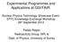 Experimental Programmes and Applications at GSI/FAIR.