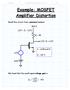 Example: MOSFET Amplifier Distortion