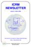 ICRM NEWSLETTER. Issue 22 March International Committee for Radionuclide Metrology Editor : Marie-Martine Bé