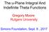 The u-plane Integral And Indefinite Theta Functions