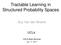 Tractable Learning in Structured Probability Spaces