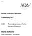 abc Mark Scheme Chemistry 6421 General Certificate of Education Thermodynamics and Further Inorganic Chemistry 2008 examination - June series