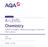 AQA Qualifications. A-LEVEL Chemistry. CHEM5 Energetics, Redox and Inorganic Chemistry Mark scheme June Version: 1.